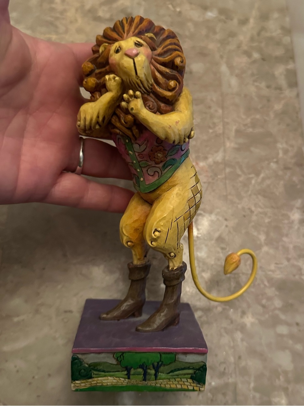 Jim Shore Heartwood Creek Wizard of Oz The Cowardly Lion 2007 Figure 4009046